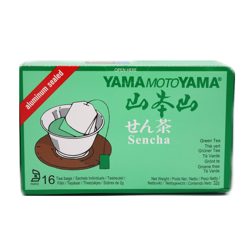 Yamamotoyama Aluminium Sealed Sencha Green Tea 32g (16 tea bags) | Tuk Tuk Mart