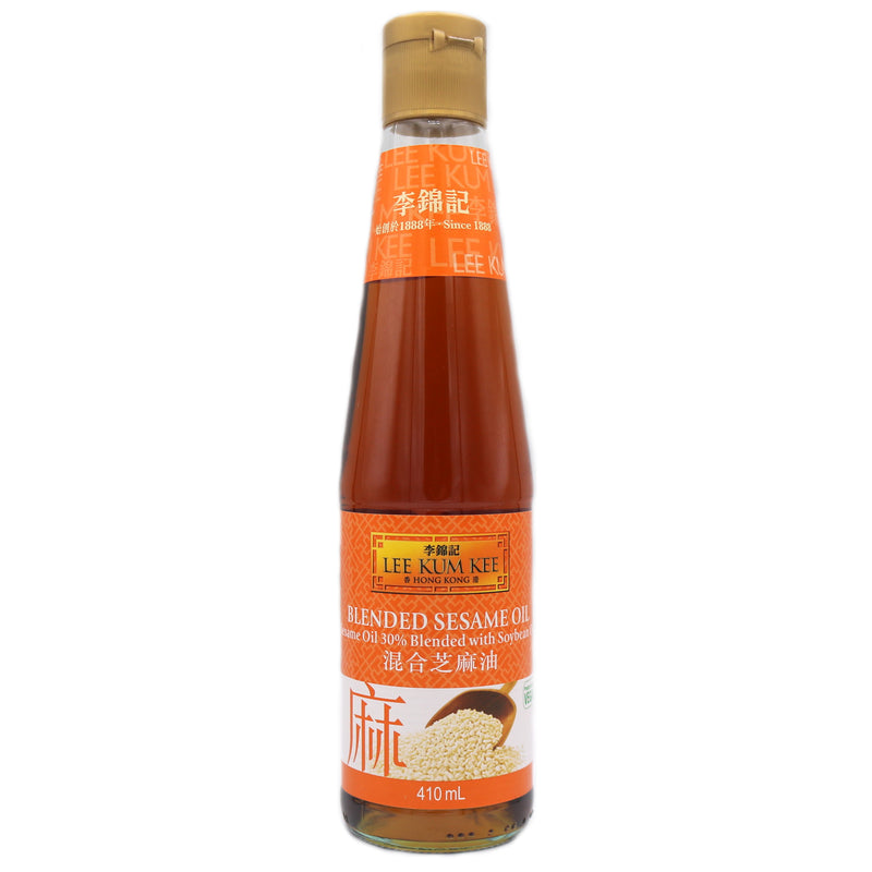 Lee Kum Kee Blended Sesame Oil 30% with Soybean Oil (李錦記芝麻油-混合) 410ml | Tuk Tuk Mart