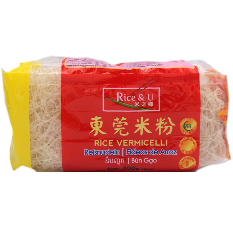 R&U Dongguan Rice Vermicelli 米之鄉東莞米粉 400g | Tuk Tuk Mart