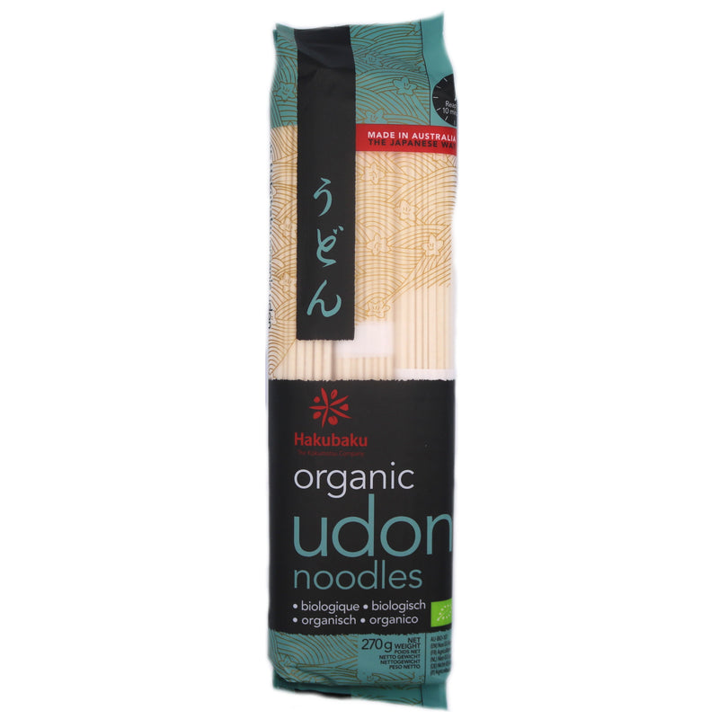Hakubaku Organic Udon Noodles 270g | Tuk Tuk Mart