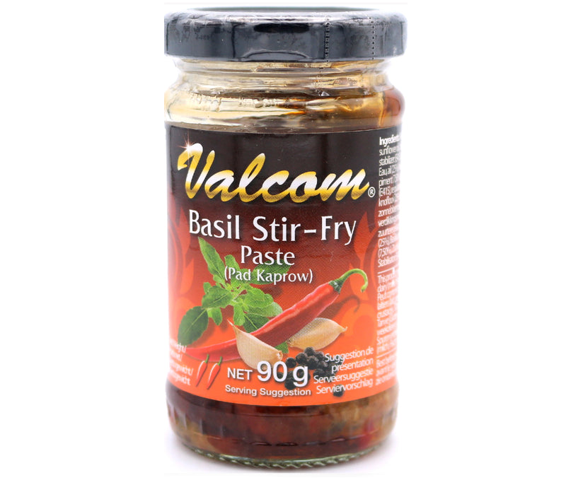 Valcom Basil Stir-Fry Paste (Pad Kaprow) 90g | Tuk Tuk Mart
