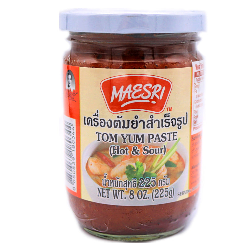 Maesri Tom Yum Paste (Hot & Sour) 225g | Tuk Tuk Mart