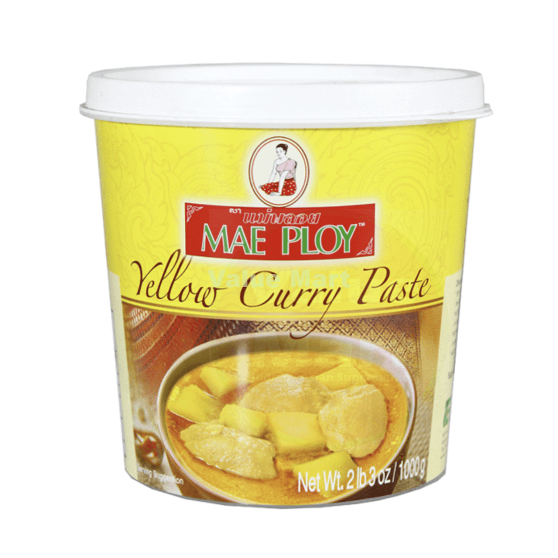 Mae Ploy Yellow Curry Paste 1kg Tuk Tuk Mart