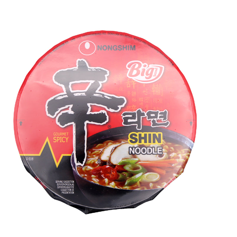 Nongshim Big Bowl Soup Noodles Spicy 114g | Tuk Tuk Mart