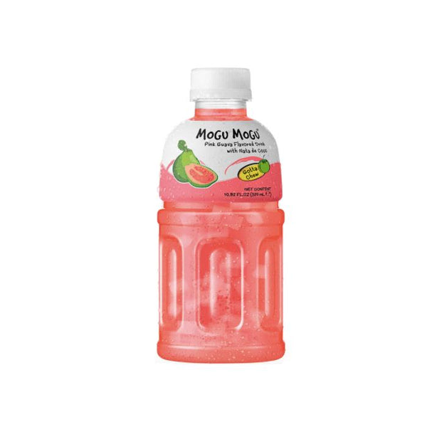 Mogu Mogu Pink Guava Flavoured Drink with Nata de Coco 320ml | Tuk Tuk Mart