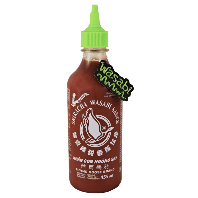 Flying Goose Sriracha Wasabi Sauce (Vegetarian) 455ml | Tuk Tuk Mart