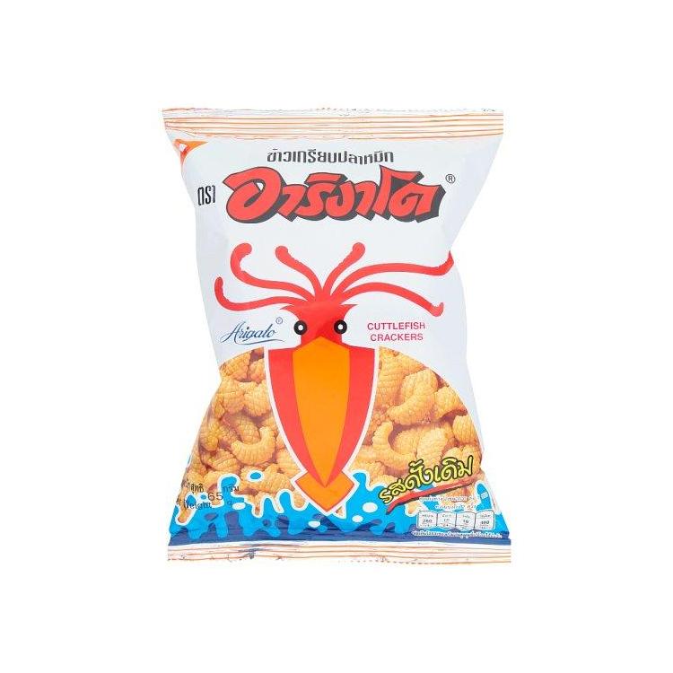 Arigato Original Cuttlefish Crackers 鱿魚脆片 65g | Tuk Tuk Mart