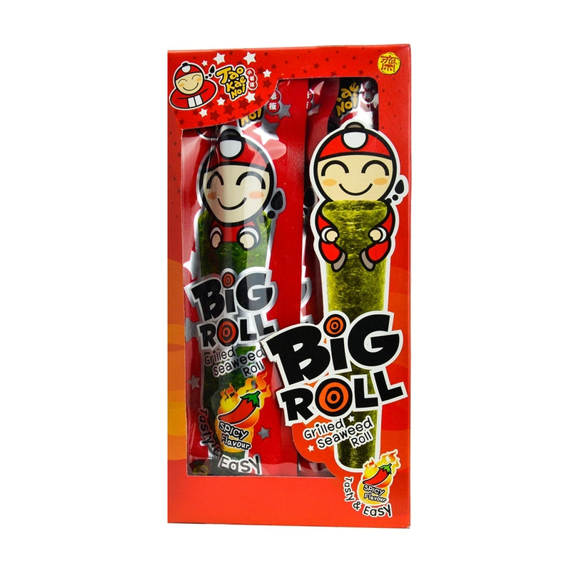 Tao Kae Noi Big Roll Hot & Spicy Flavour 9 x 3.6g | Tuk Tuk Mart
