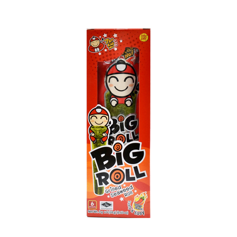 Tao Kae Noi Big Roll Hot & Spicy Flavour 6 x 3.6g | Tuk Tuk Mart
