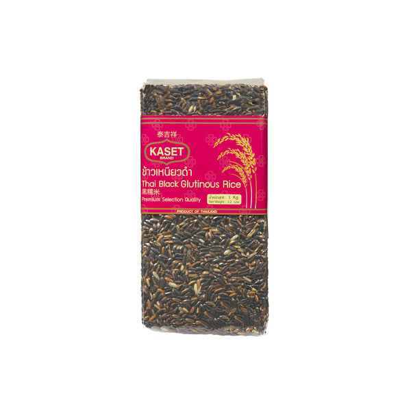 Kaset Thai Black Glutinous Rice 1kg | Tuk Tuk Mart