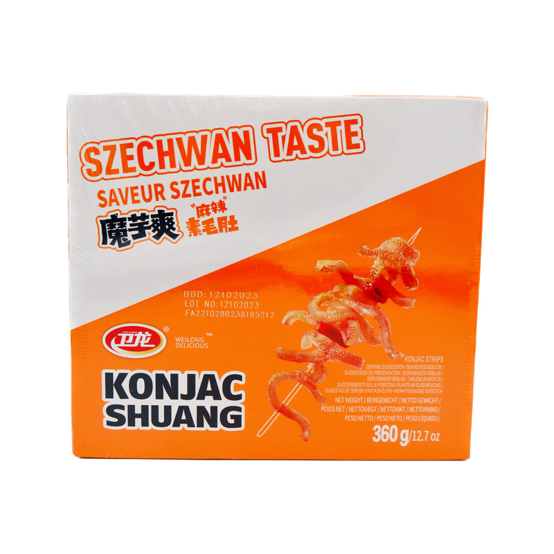 Wei Long Konjac Strips - Hot Spicy Flavour 衛龍魔芋爽麻辣味 (18g*20Pcs) 360g | Tuk Tuk Mart