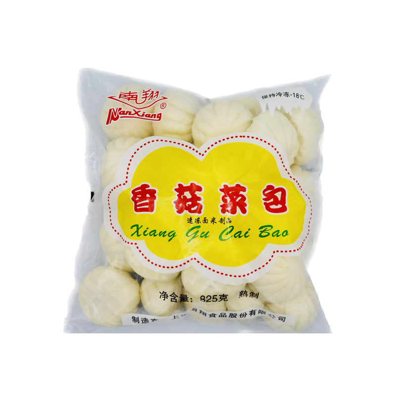 Nan Xiang Pak Choi & Mushroom Bun 南翔香菇菜包/大包裝 825g (Frozen) | Tuk Tuk Mart