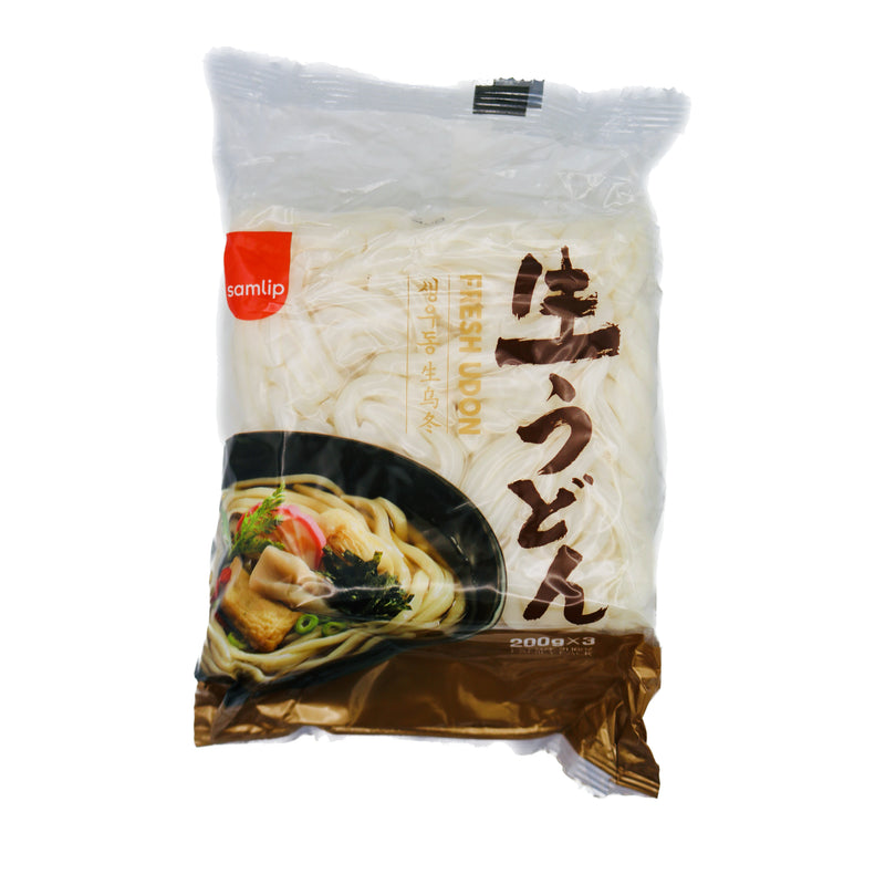 Samlip Fresh Udon Noodles 600g (3x200g) | Tuk Tuk Mart