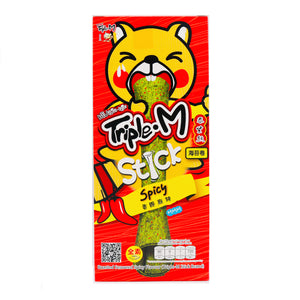 Triple M Roasted Seaweed Roll Spicy Flavour 泰紫熊香脆麻辣海苔卷 (9Pcs*3g) 27g | Tuk Tuk Mart
