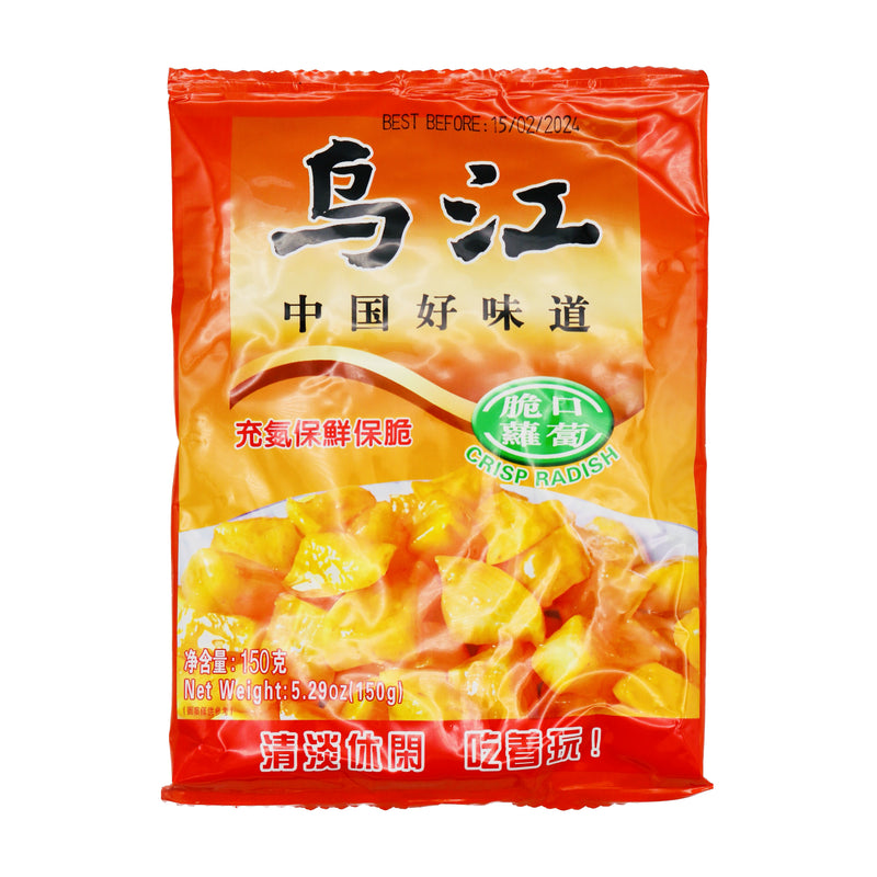 WJ Brand Crisp Radish 烏江脆口蘿蔔 150g | Tuk Tuk Mart