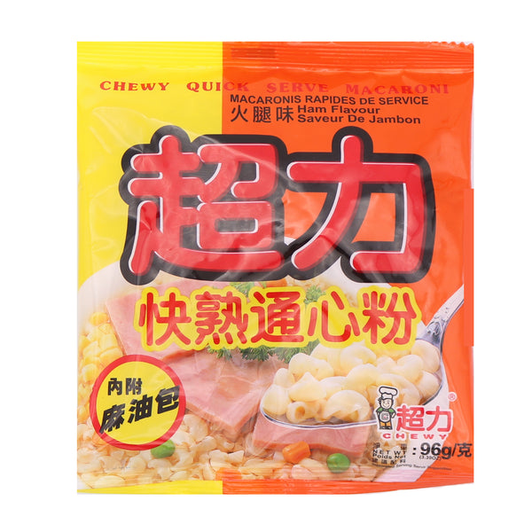 Chewy Brand Quick Serve Macaroni Ham Flavour 96g | Tuk Tuk Mart