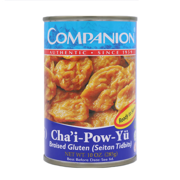 Companion Cha'i Pow Yu Braised Gluten (Seitan Tidbits) 285g | Tuk Tuk Mart
