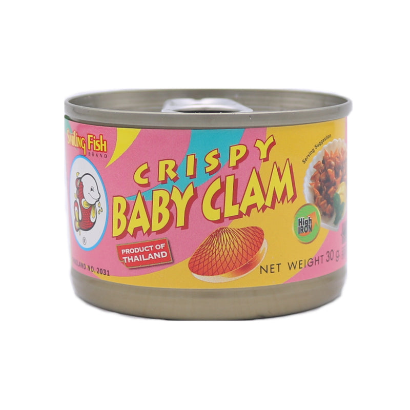 Smiling Fish Crispy Baby Clam 30g | Tuk Tuk Mart