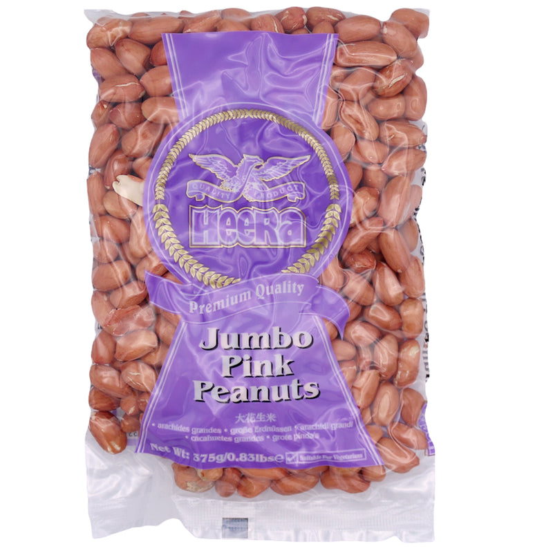 Heera Jumbo Pink Peanuts 375g | Tuk Tuk Mart