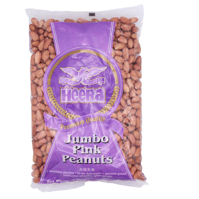 Heera Jumbo Pink Peanuts 1KG | Tuk Tuk Mart
