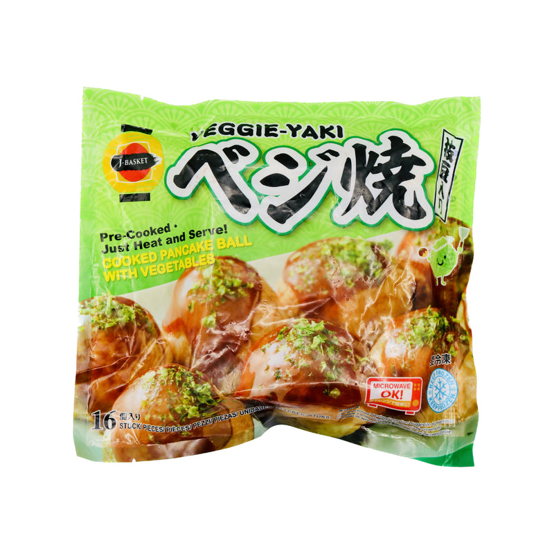 J-Basket Frozen Cooked Pancake Ball with Vegetables  (30g*16Pcs) 480g (Frozen) | Tuk Tuk Mart