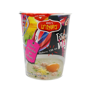 TH Instant Rice Porridge (Cup) - Pork Flavour 38g | Tuk Tuk Mart