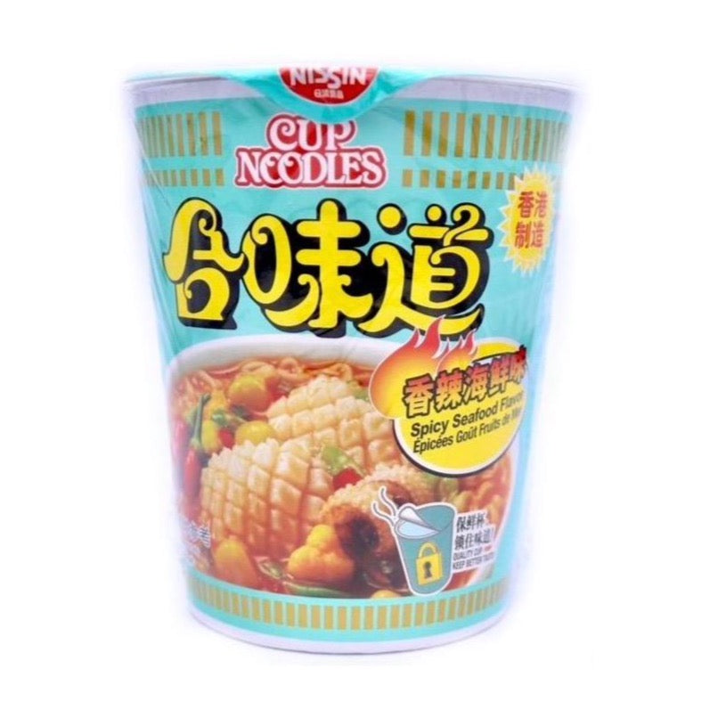 Nissin Spicy Seafood Flavour Cup Noodles 72g EU - Tuk Tuk Mart