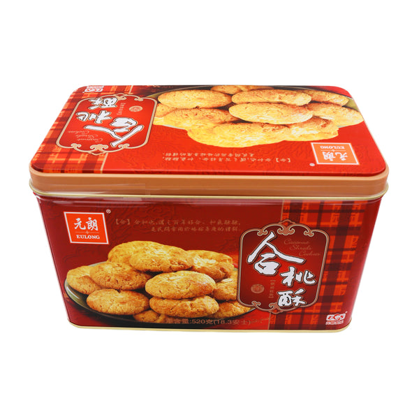 Eulong Coconut Shreds Cookies 元朗合桃酥 520g | Tuk Tuk Mart