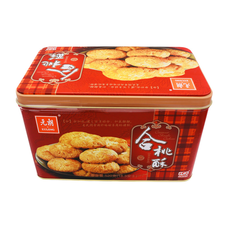 Eulong Coconut Shreds Cookies 元朗合桃酥 520g | Tuk Tuk Mart
