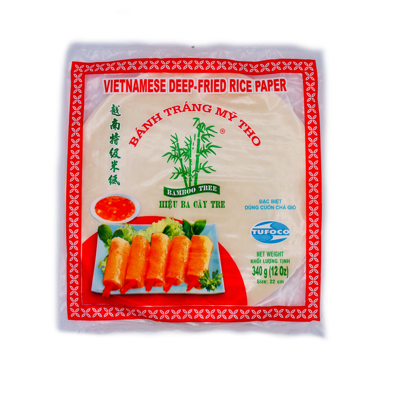 Bamboo Tree Rice Paper for Deep Fried 22cm 340g | Tuk Tuk Mart