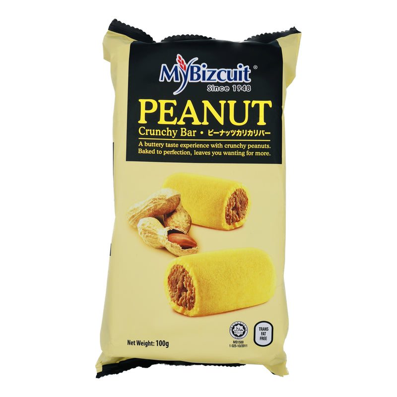 My Bizcuit Peanut Crunchy Bar 100g | Tuk Tuk Mart