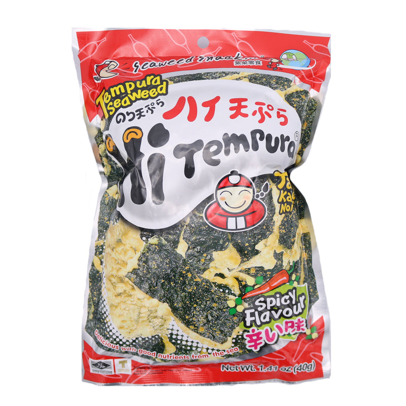 Tao Kae Noi Spicy Crispy Seaweed with Tempura Batter Coating 40g | Tuk Tuk Mart