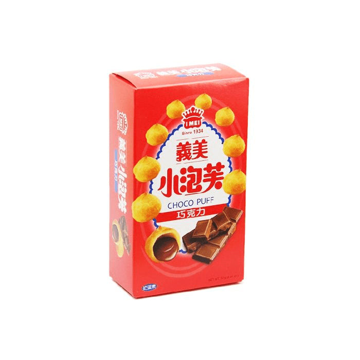 Amazon.com: I-MEI PUFF flavor Taiwan Snack 義美小泡芙 (57g) (Choco)