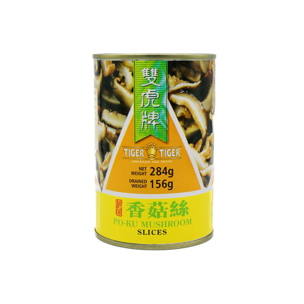 Tiger Tiger Po Ku Mushroom (Slices) 284g | Tuk Tuk Mart