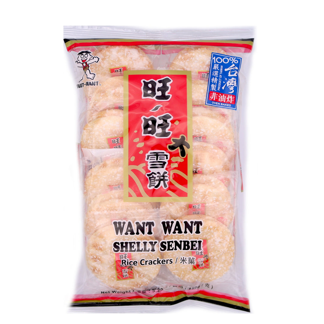 Want Want Shelly Senbei Rice Crackers 150g - Tuk Tuk Mart