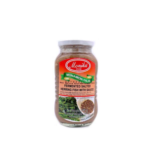 Monika Monamon Dilis Fermented Salted Herring Fish with Sauce 340g | Tuk Tuk Mart
