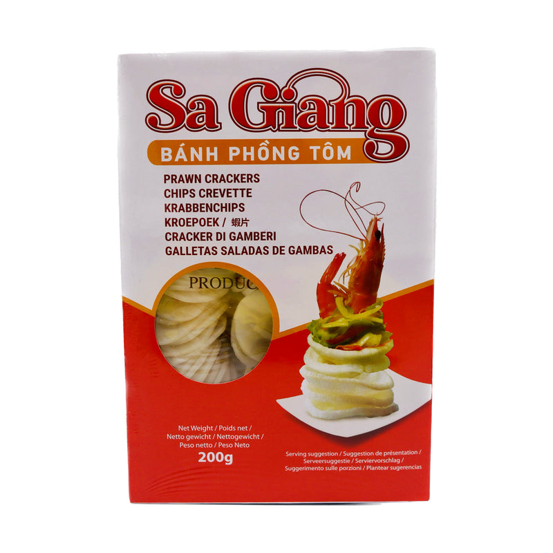 Sa Giang Unfried Prawn Crackers 蝦片 200g | Tuk Tuk Mart