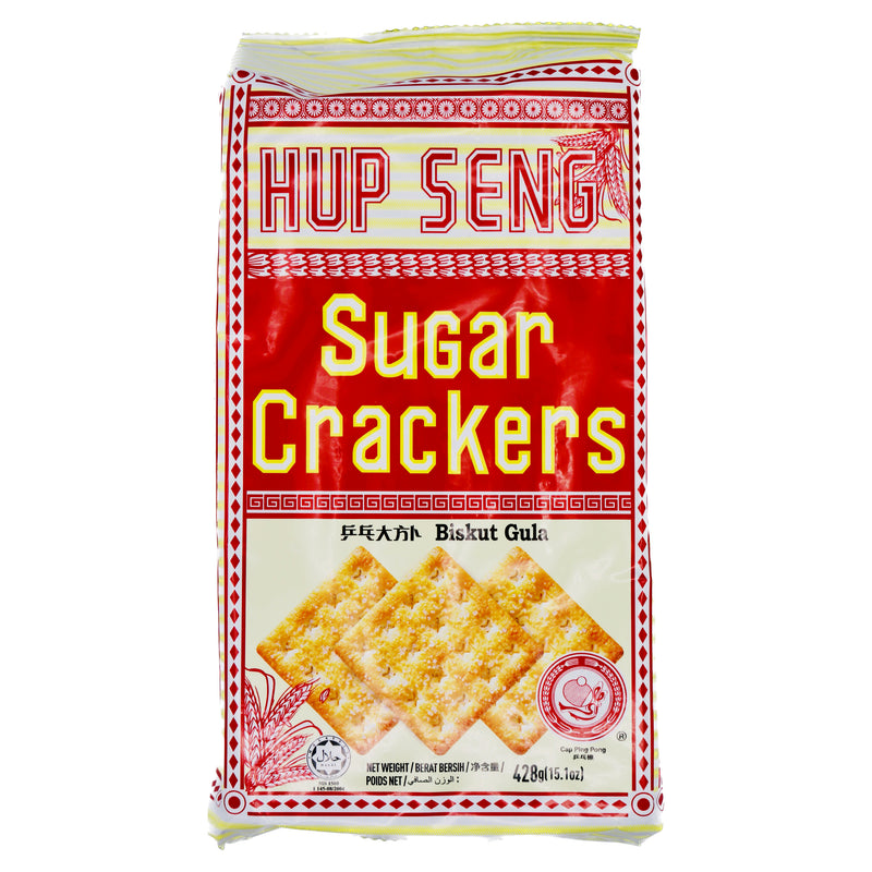 Hup Seng Cap Ping Pong Sugar Crackers 合成乒乓大方餅 428g | Tuk Tuk Mart
