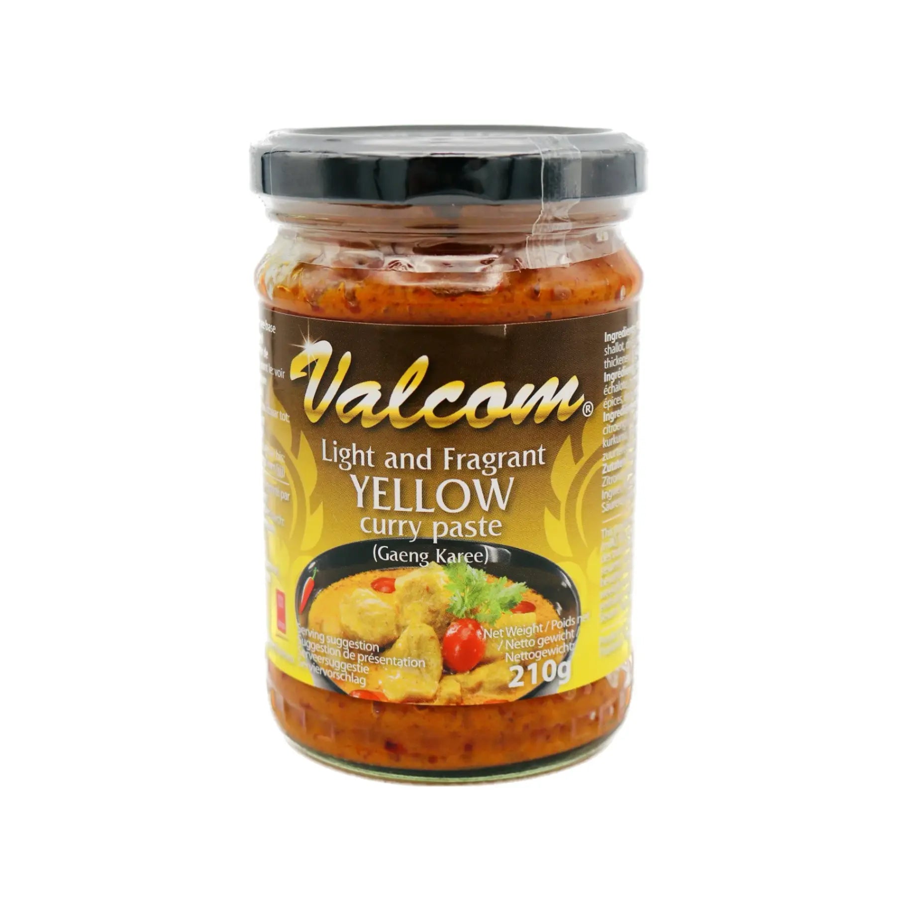 Valcom Light and Fragrant Yellow Curry Paste Gaeng Karee