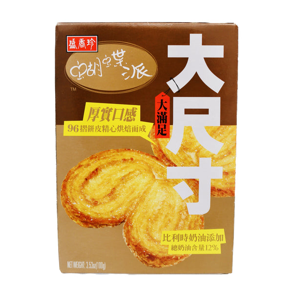 Sheng Xiang Zhen TF Palmiers Butter Flavour 盛香珍蝴蝶派奶油味 100g | Tuk Tuk Mart