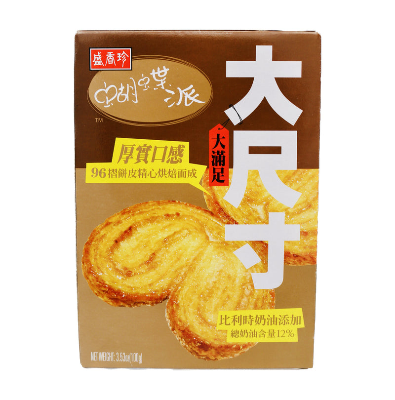 Sheng Xiang Zhen TF Palmiers Butter Flavour 盛香珍蝴蝶派奶油味 100g | Tuk Tuk Mart