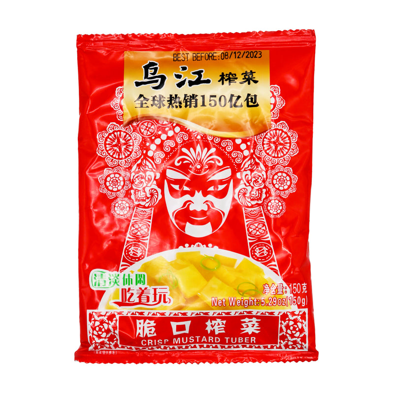 WJ Brand Crisp Mustard Tuber 烏江脆口榨菜 150g | Tuk Tuk Mart