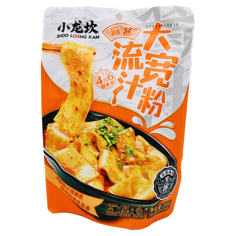 Shoo Loon Kan Instant Potato Noodles Sesame Flavour 小龍坎麻醬流汁大寬粉 266g | Tuk Tuk Mart