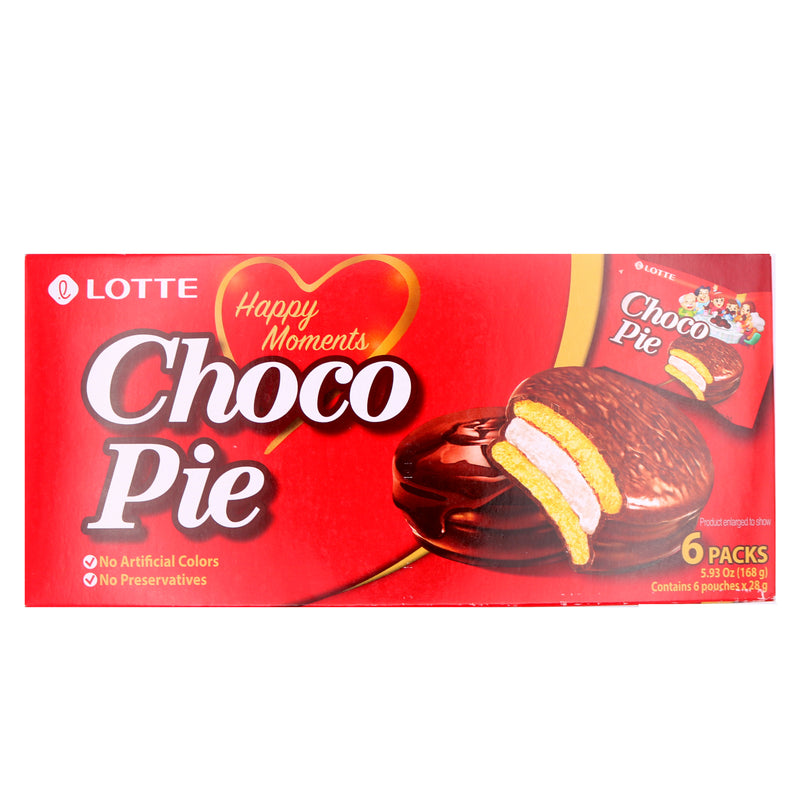 Lotte Choco Pie 168g (6X28g) | Tuk Tuk Mart