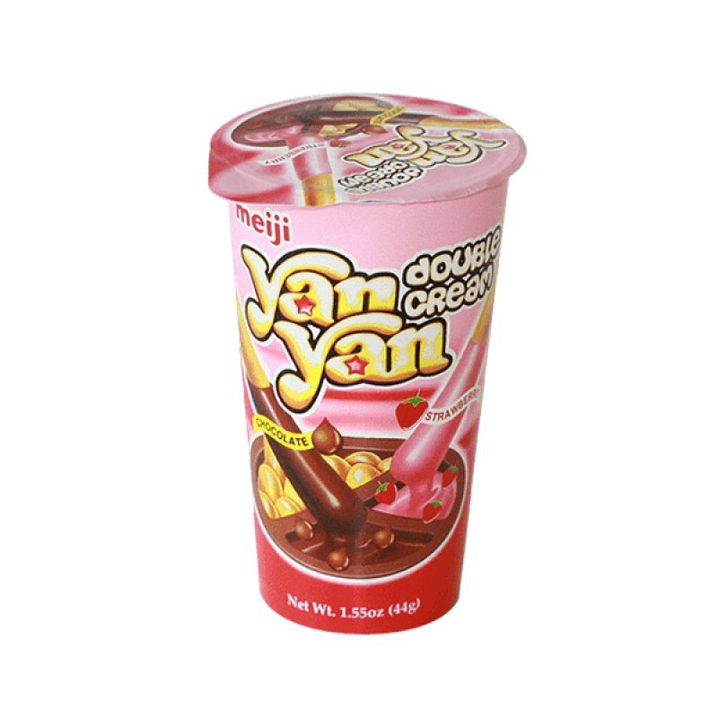 Meiji YanYan Double Cream Dip Biscuit Snack 44g | Tuk Tuk Mart