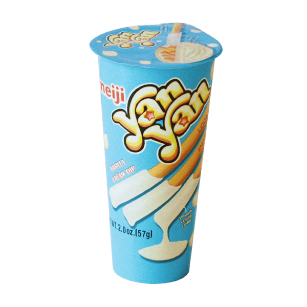 MEIJI Yanyan Biscuit with Vanilla Flavoured Cream Dip | Tuk Tuk Mart
