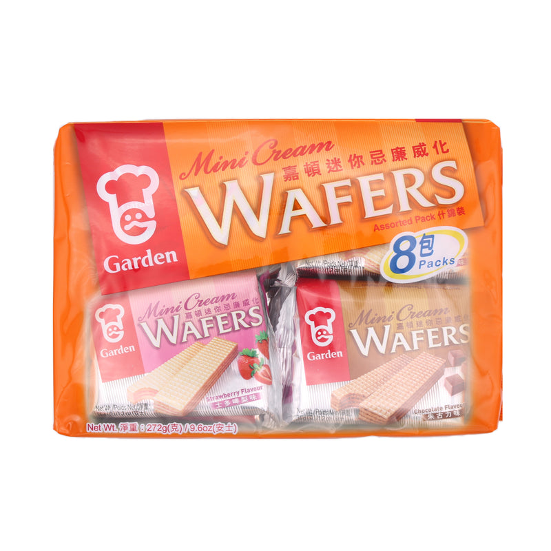 Garden Mini Cream Wafers Assorted Flavours 272g | Tuk Tuk Mart