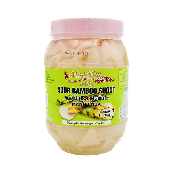 Mae Pim Sour Bamboo Shoot (Mang Chua) 酸筍片 900g | Tuk Tuk Mart