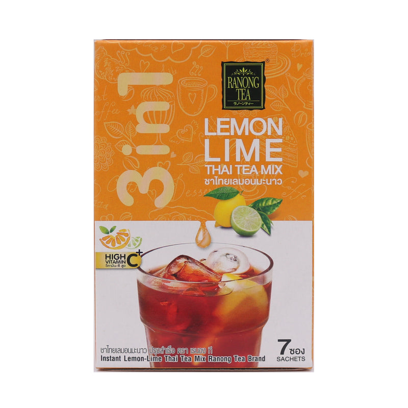 Ranong Lemon Lime Instant Thai Tea Mix 175g (7 x 25g) | Tuk Tuk Mart