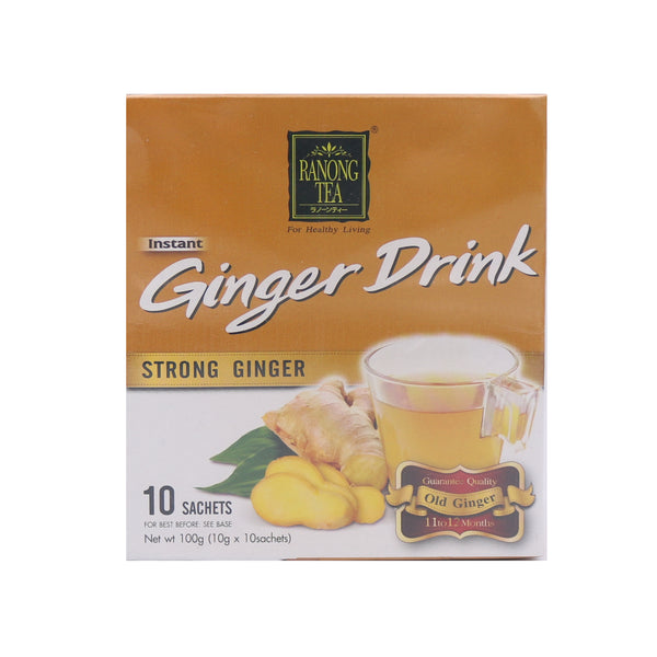 Ramwong Strong Ginger Instant Herbal Drink 100g (10X10g) | Tuk Tuk Mart